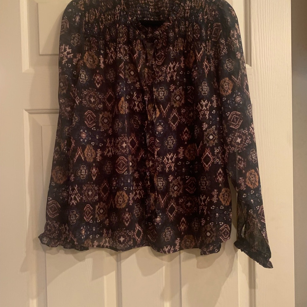 Mystree Earthy Patterned Top - Picture 2 of 4
